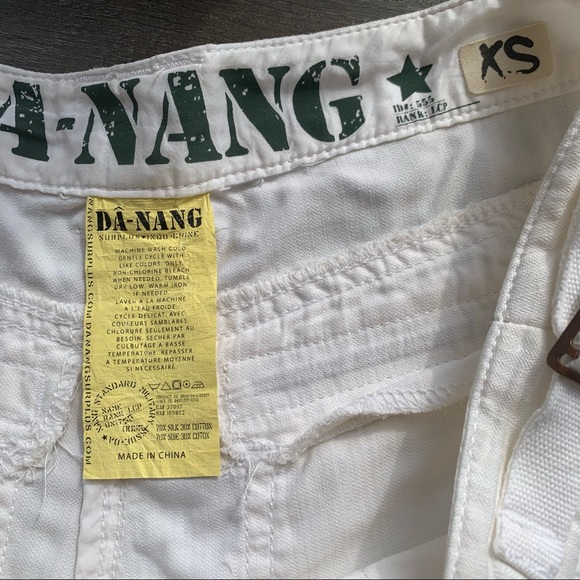 Vintage DaNang silk cotton cargo pants XS - Picture 7 of 9
